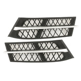 Fog Lamp Cover With  Chrome Left 51117200733 & Right 51117200734 Compatible With BMW F07 7 Series (2008-2013) Tag No.501